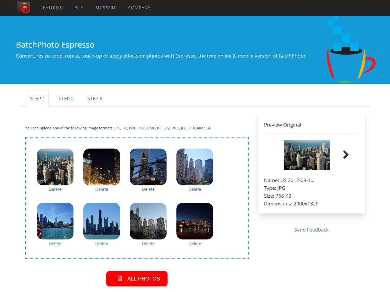 free software to shrink photos
