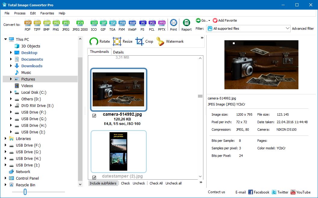 Convert JPG to GIF with reaConverter — Batch Conversion Software